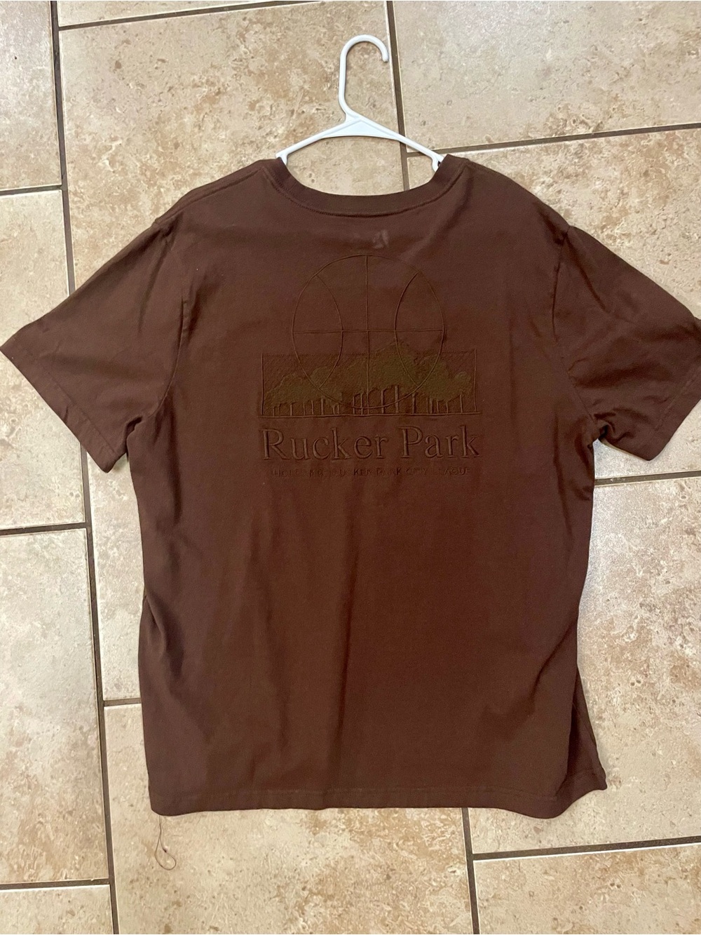 Men’s Rucker Park Brown Graphic Tee